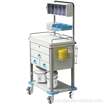 Hospital Steel Multi-functional Treatment Trolley